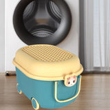 Maxbell Stackable Toy Storage Box Rolling Storage Box for Nursery Room Playroom Book