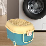 Maxbell Stackable Toy Storage Box Rolling Storage Box for Nursery Room Playroom Book