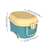 Maxbell Stackable Toy Storage Box Rolling Storage Box for Nursery Room Playroom Book