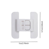 Maxbell 2x4x Fridge Locks Freezer Door Locks for Cupboards Mini Fridges Small Freezers