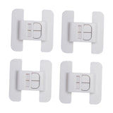Maxbell 2x4x Fridge Locks Freezer Door Locks for Cupboards Mini Fridges Small Freezers