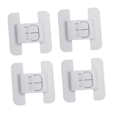 Maxbell 2x4x Fridge Locks Freezer Door Locks for Cupboards Mini Fridges Small Freezers