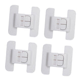 Maxbell 2x4x Fridge Locks Freezer Door Locks for Cupboards Mini Fridges Small Freezers