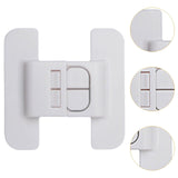 Maxbell 2x4x Fridge Locks Freezer Door Locks for Cupboards Mini Fridges Small Freezers