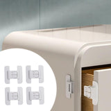 Maxbell 2x4x Fridge Locks Freezer Door Locks for Cupboards Mini Fridges Small Freezers