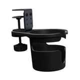 Maxbell Rotating Desk Cup Holder Portable Table Edge Clamp for Outdoor Garden Office