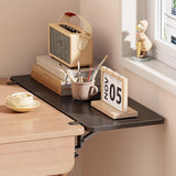 Maxbell Desk Extender Shelf Black Foldable Extension Attachment Table Mount Arm Rest