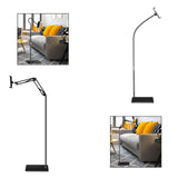Maxbell Phone Tablet Floor Stand Lazy Bracket Phone Holder for Photo Vlogging Office 155cmx30cmx20cm