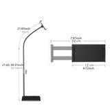 Maxbell Phone Tablet Floor Stand Lazy Bracket Phone Holder for Photo Vlogging Office 155cmx30cmx20cm