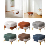 Maxbell Storage Foot Rest Footstool Seat Seat Cube for Doorway Living Room Apartment White