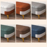 Maxbell Storage Foot Rest Footstool Seat Seat Cube for Doorway Living Room Apartment White