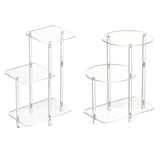 Maxbell Acrylic Display Risers Gifts Acrylic Side Table for Living Room Home Square