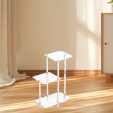 Maxbell Acrylic Display Risers Gifts Acrylic Side Table for Living Room Home Square