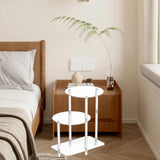 Maxbell Acrylic Display Risers Gifts Acrylic Side Table for Living Room Home Round