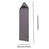 Maxbell Sleep Bag Lightweight Machine Washable Swaddle Blanket for Travel Dorm Hotel 170cmx40cm