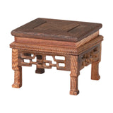 Maxbell Wood Planter Pedestal Flowerpot Riser for Indoor Outdoor Patio Garden Teapot 10.5cmx10.5cmx9cm