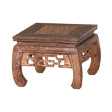 Maxbell Wood Planter Pedestal Flowerpot Riser for Indoor Outdoor Patio Garden Teapot 13.5cmx13.5cmx9cm