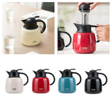 Maxbell Vacuum Kettle Reusable Heat Retention Hot Water Pot for Dormitory Home Party White