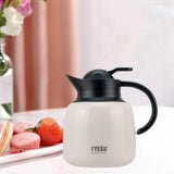 Maxbell Vacuum Kettle Reusable Heat Retention Hot Water Pot for Dormitory Home Party White