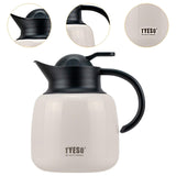 Maxbell Vacuum Kettle Reusable Heat Retention Hot Water Pot for Dormitory Home Party White