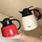 Maxbell Vacuum Kettle Reusable Heat Retention Hot Water Pot for Dormitory Home Party White