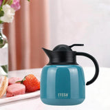 Maxbell Vacuum Kettle Reusable Heat Retention Hot Water Pot for Dormitory Home Party Blue
