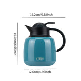 Maxbell Vacuum Kettle Reusable Heat Retention Hot Water Pot for Dormitory Home Party Blue