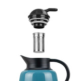Maxbell Vacuum Kettle Reusable Heat Retention Hot Water Pot for Dormitory Home Party Blue