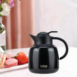 Maxbell Vacuum Kettle Reusable Heat Retention Hot Water Pot for Dormitory Home Party Black