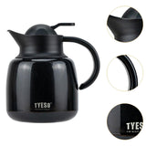 Maxbell Vacuum Kettle Reusable Heat Retention Hot Water Pot for Dormitory Home Party Black