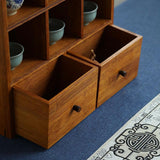 Maxbell Tea Set Storage Rack Stable Tea Cup Holder for Office Commercial Living Room Style A