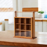 Maxbell Tea Set Storage Rack Stable Tea Cup Holder for Office Commercial Living Room Style A