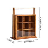 Maxbell Tea Set Storage Rack Stable Tea Cup Holder for Office Commercial Living Room Style A