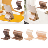 Maxbell Phone Holder Desk Accessories Stable Lazy Bracket Aesthetic Smartphone Stand Brown S