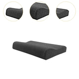 Maxbell 2 Pieces Cervical Neck Pillows Soft Ergonomic for Traveling Accessories Gift Deep Grey