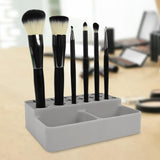 Maxbell Makeup Brush Holder 21 Slot Counter Organizer for Bathroom Vanity Paintbrush Gray