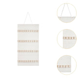 Maxbell Headband Organizer Hanging Felt 40 Slots Storage Hanger for Wall Closet Door White