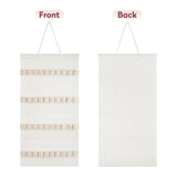 Maxbell Headband Organizer Hanging Felt 40 Slots Storage Hanger for Wall Closet Door White