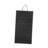 Maxbell Headband Organizer Hanging Felt 40 Slots Storage Hanger for Wall Closet Door Black