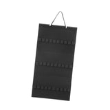 Maxbell Headband Organizer Hanging Felt 40 Slots Storage Hanger for Wall Closet Door Black