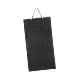 Maxbell Headband Organizer Hanging Felt 40 Slots Storage Hanger for Wall Closet Door Black