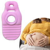 Maxbell Inflatable Pregnancy Pillow Convenient Gift with Belly Hole Maternity Pillow Pink