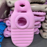 Maxbell Inflatable Pregnancy Pillow Convenient Gift with Belly Hole Maternity Pillow Pink