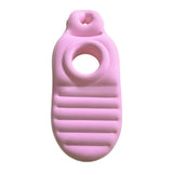 Maxbell Inflatable Pregnancy Pillow Convenient Gift with Belly Hole Maternity Pillow Pink