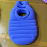 Maxbell Inflatable Pregnancy Pillow Convenient Gift with Belly Hole Maternity Pillow Blue