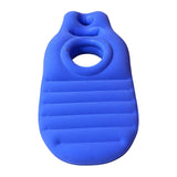Maxbell Inflatable Pregnancy Pillow Convenient Gift with Belly Hole Maternity Pillow Blue