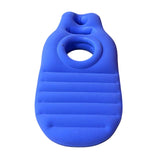 Maxbell Inflatable Pregnancy Pillow Convenient Gift with Belly Hole Maternity Pillow Blue