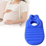 Maxbell Inflatable Pregnancy Pillow Convenient Gift with Belly Hole Maternity Pillow Blue