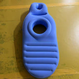 Maxbell Inflatable Pregnancy Pillow Convenient Gift with Belly Hole Maternity Pillow Blue