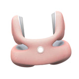 Maxbell Travel Pillow Airplane Pillow Headrest Ergonomic Ultralight Soft Neck Pillow M Pink